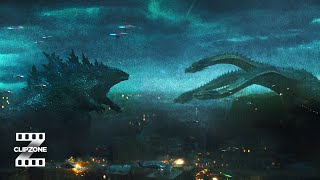 Godzilla King of the Monsters  King Ghidorah and Godzilla Face Off  ClipZone High Octane Hits [upl. by Northey785]