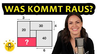 Ein kleines Mathe Rätsel – Fläche berechnen [upl. by Atteve]