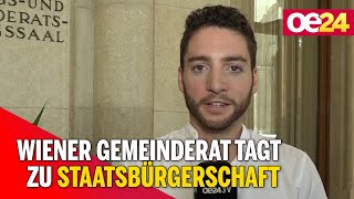 Wiener Gemeinderat tagt zu Staatsbürgerschaft [upl. by Jerrilee96]