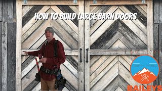 How To Build Large Barn Doors [upl. by Casmey721]