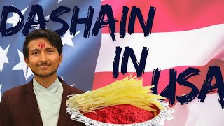 First Dashain In USA🇺🇸 vlog minivlog internationalstudentlife students [upl. by Harwell]