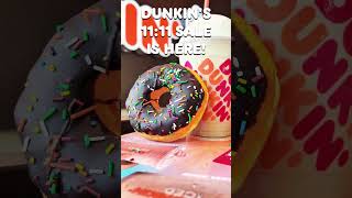 The 1111 Dunkin’ sale is live dunkinbrews [upl. by Hnoj]