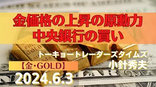 金価格の上昇の原動力～中央銀行の買い【金】2463商品先物投資情報GoldTVnet [upl. by Attennhoj]