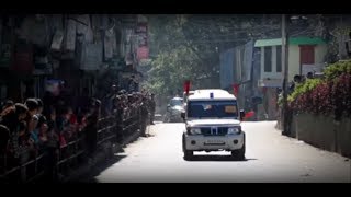 Narendra Modi  PRIME MINISTER OF INDIA  MOTORCADE  Aizawl Mizoram [upl. by Chemar]