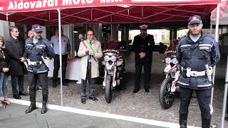 Massa la Polizia Municipale rinnova il parco moto con le nuove Moto Guzzi [upl. by Aisatal]