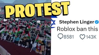 Roblox Free Palestine Protest is CRAZY How To Play [upl. by Sikes]