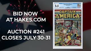 Captain America Comics 1 Now Open for Bidding [upl. by Thalassa]