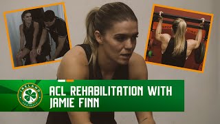 Checking in with Jamie Finn during her ACL Rehabilitation 💪 [upl. by Refinney]