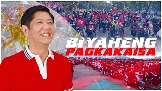 BBM VLOG 186 Biyaheng Pagkakaisa  Nationwide motorcades and caravans  Bongbong Marcos [upl. by Hgielra810]