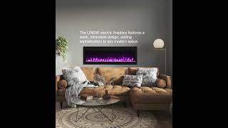 Fire amp Ice Evolution Linear FireIce Electric Fireplace by Amantii [upl. by Amzu]