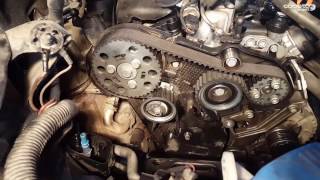 VW Passat B6 20 TDI Timing Belt replacement  Inlocuire curea distributie VW Passat B6 20 TDI [upl. by Nwad195]