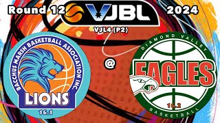 VJBL Bacchus Marsh Lions 161  Diamond Valley Eagles 162 [upl. by Webster]