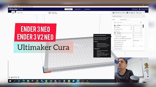 Como Agregar la Creality Ender 3 Neo y V2 NEO en Ultimaker Cura Parámetros básicos [upl. by Clair]