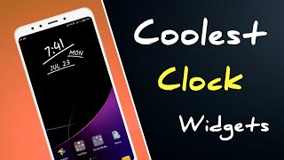 Coolest Clock Widget Collection For Android [upl. by Noma]