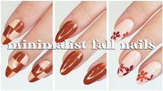 Minimalistic Nail Art 2023 🍂 Fun amp Easy Fall Nail Design Compilation [upl. by Moriarty754]