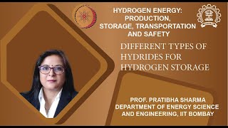 Lecture 49 Different Types of Hydrides for Hydrogen Storage [upl. by Ferdy]