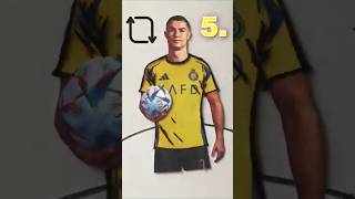 Which T shirt is better for Ronaldo football creative art shorts [upl. by Nolat193]