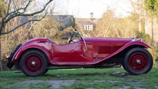 Raced at Brooklands  1930 Alfa Romeo 6C 1750 GS Corsica [upl. by Otreblif101]