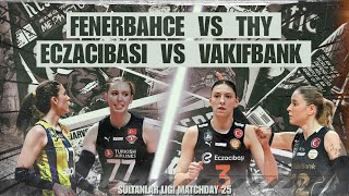 FENERBAHCE VS THY  ECZACIBASI VS VAKIFBANK ‼️ [upl. by Sheeb]