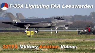 4K Delivery RNLAF F35A amp F16 Declaring Emergency at Leeuwarden AB EHLW [upl. by Yves]