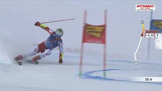 Manuel Feller 🇦🇹  Solden giant slalom Oct 29 2023 1st run weareskiing atomic [upl. by Punak384]