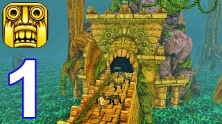 Temple Run Gameplay Walkthrough Part 1  Escaping iOS Android [upl. by Furlong]