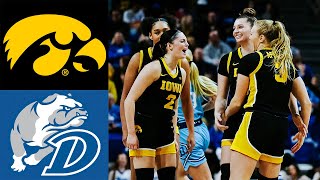 Iowa vs Drake  2024 Womens College Basketball Nov 17 2024 [upl. by Moria]