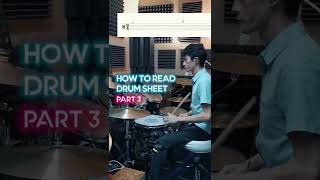 How to Read Drum Sheet Music Part 3  Beginner Drum Lesson [upl. by Sandy320]