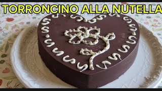 Torroncino alla Nutella ricetta facilissima 😋 [upl. by Robyn]