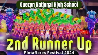 QUEZON NATIONAL HIGH SCHOOL ARENA DANCE PINTAFLORES FESTIVAL 2024 [upl. by Rother]