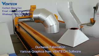 VENTECH丨Ductwork Fabrication by VENTECH PID Machine [upl. by Oglesby909]