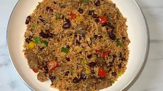 Riz sautés aux haricots rouges [upl. by Haiel]