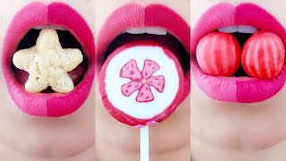 ASMR Relaxing Emoji Food eating sounds  ASMR Satisfying Emoji Food asmr emojifood relaxing [upl. by Chaing]