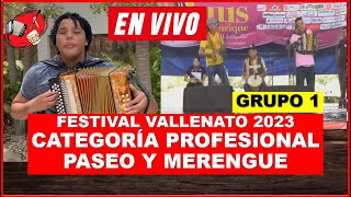 FESTIVAL VALLENATO 2023  ACORDEÓN PROFESIONAL PRIMERA RONDA [upl. by Ajnot]