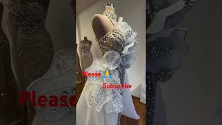 party wear dress design  dijainar dress cutting and stitching dijainar gaun stylish viral shots [upl. by Namron92]