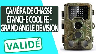 Avis Caméra de Chasse Étanche à Grand Angle De Vision COOLIFE [upl. by Herriott]