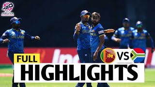 Sri Lanka vs South Africa ICC T20 World Cup 2024 Match Highlights  SL Vs SA Highlights [upl. by Madra]