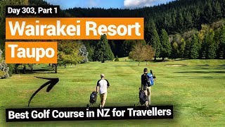 ⛳ Wairakei Resort Golf Best Golf Course in NZ for Travellers –New Zealands Biggest Gap Year [upl. by Airdnna]