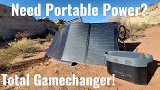 Review Ecoflow Delta Max power station amp the most powerful portable solar panel ever made [upl. by Aicinat454]