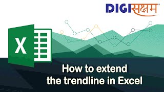 Excel Tips amp Tricks  How to extend or extrapolate the trend line in your Excel plot [upl. by Sucrad]