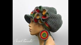 How to add a drawstring to a crochet hat to make it adjustable [upl. by Len]