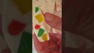 Microwave NOUGAT CANDY 😋 So YUMMY 😍 shorts short candy recipe christmas [upl. by Kiyoshi]