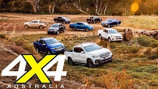 2018 Mega Ute Test  4X4 Australia [upl. by Norwood691]