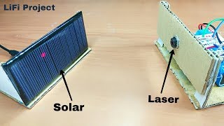 LiFi Project  How to transmit data with Laser light [upl. by Hplodnar512]