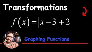 How to Graph Using Translations  Absolute Value Function  Graphing with Transformations [upl. by Cirtap]