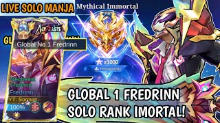 Live Santai Top Global 1 Fredrinn Solo Rank Ke 83 [upl. by Qirat]