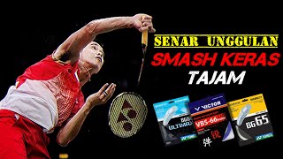 8 Rekomendasi Senar Raket Badminton Terbaik Untuk Smash 2023  Smash Keras dan Awet [upl. by Enneira]