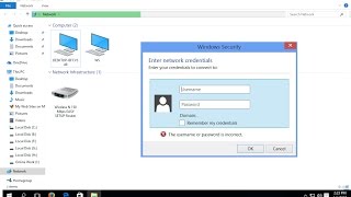 How to Fix Enter Network Password Credentials in Windows 10817 Easy [upl. by Eirahcaz487]