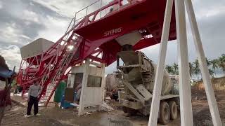 Our engineers have installed a complete set of concrete batch plants in Philippinessinotechluton [upl. by Noda]