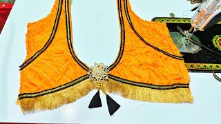 Very Stylish Blouse BackNeck Designs Cutting and Stitching Back Neck Design Sewing fashionDay11 [upl. by Eisset]